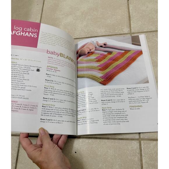 Set Of 3: Afghan Crochet Instruction Books - All Never Used! - Picture 3 of 13